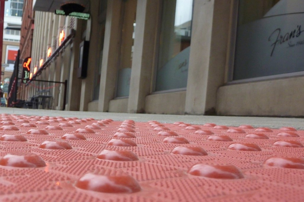 Surface Applied Tiles Tactile Gallery Truncated Domes ADA Tiles